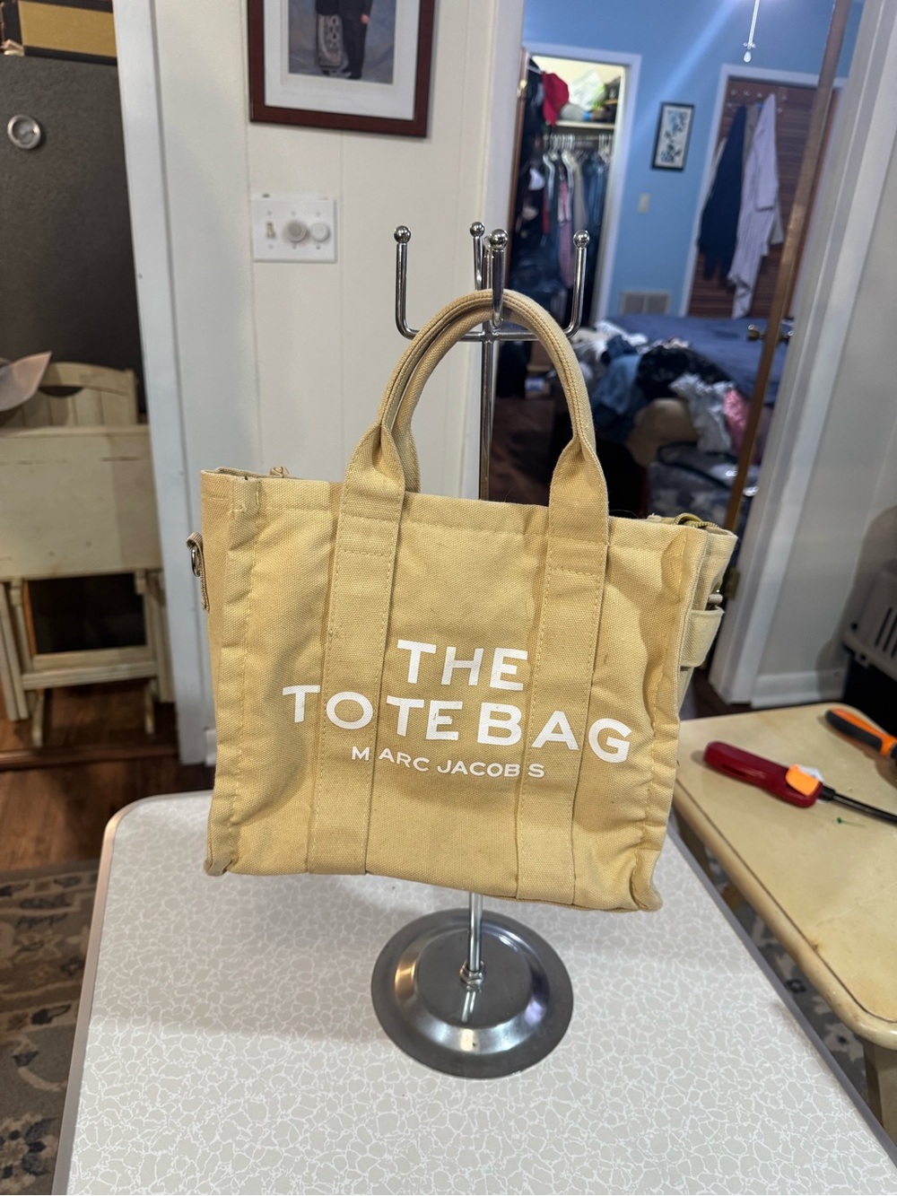 Marc Jacobs The Tote Bag Canvas Tote in Yellow
